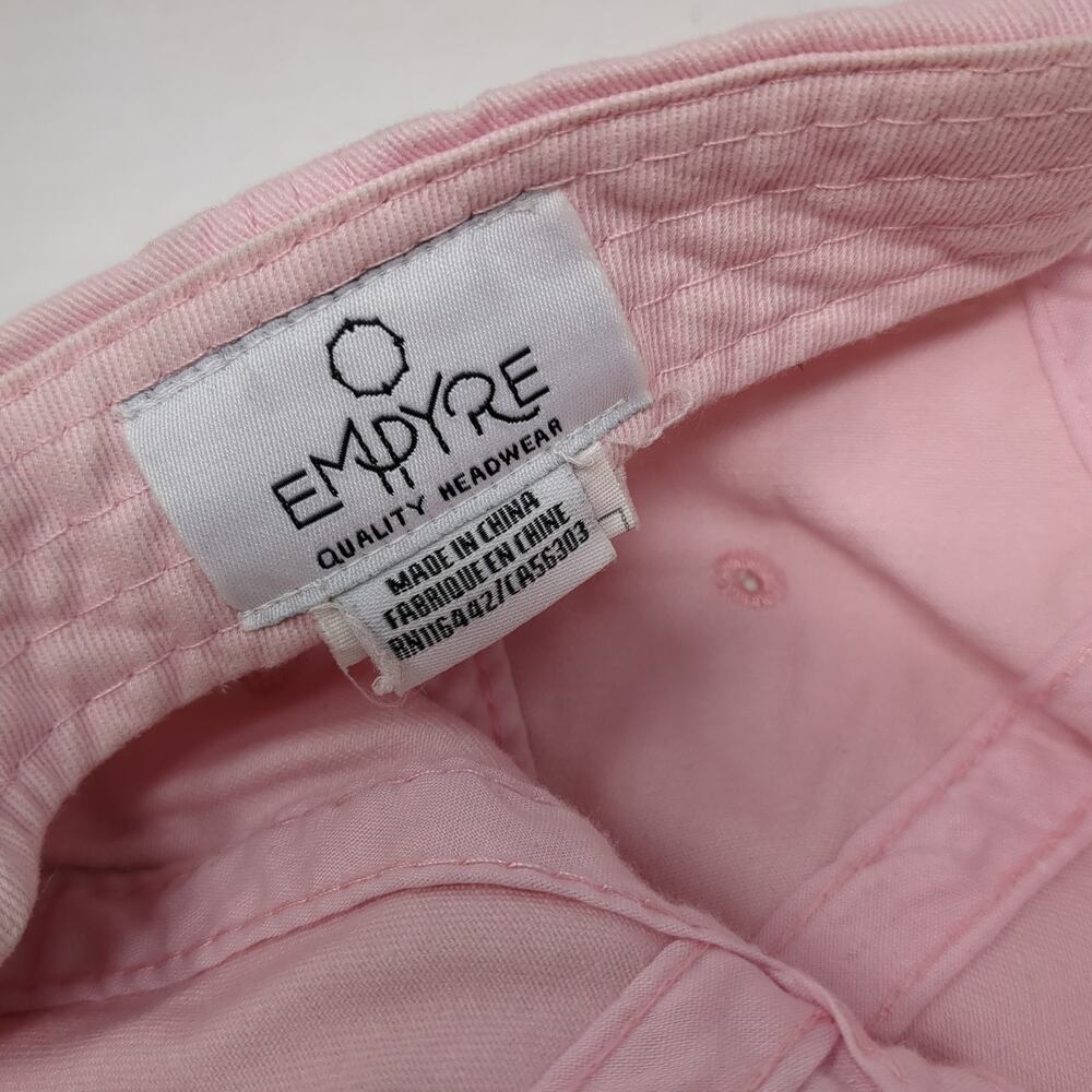 Pineapple Slideback Hat Solid Pink One Size Embro… - image 8